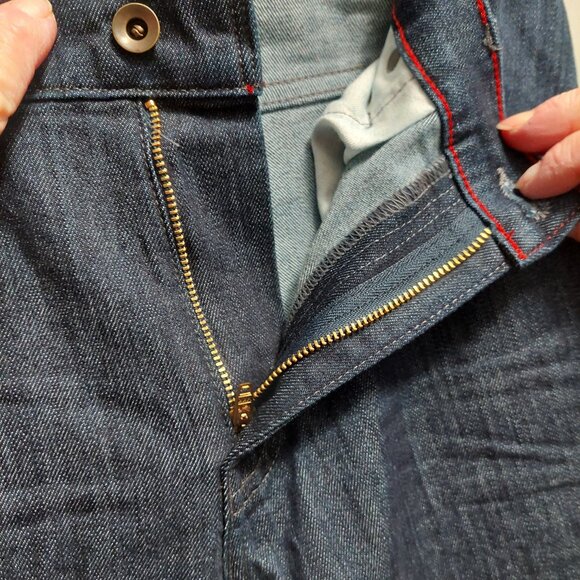 Raleigh Denim Jones W 33 – Cone Mills Denim – Made in USA – Handcrafted by Marie - Picture 6 of 13